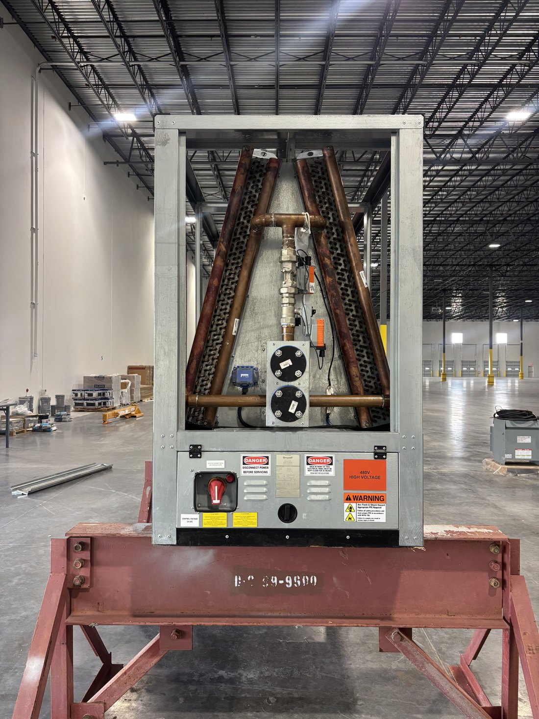 HCS coil and piping