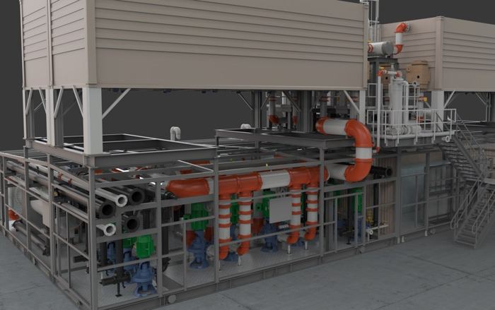 Prefabricated Central Utility Building