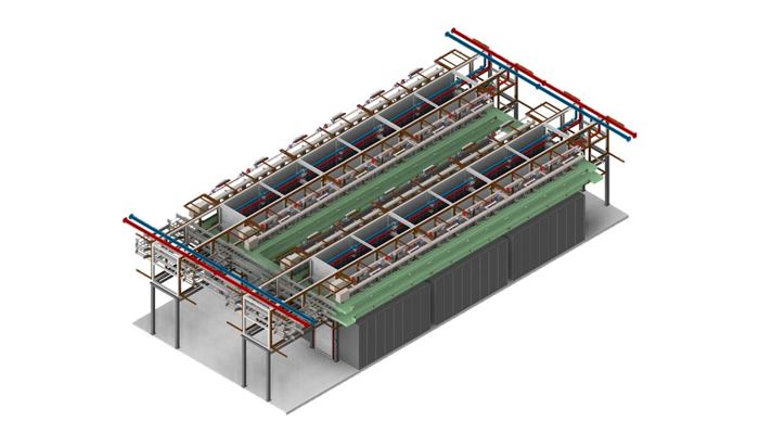 Integrated Hot Aisle Containment